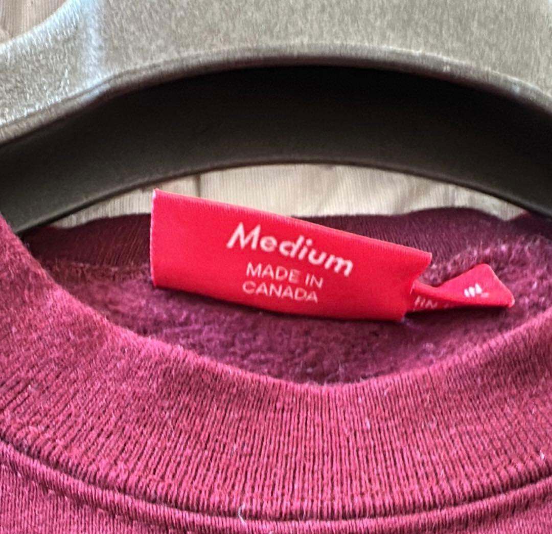 Supreme Aerial Crewneck Burgundy スウェット M