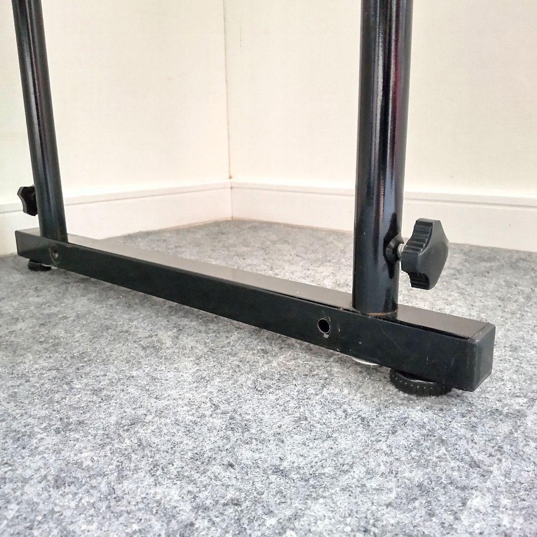 オープンシェルフ　マガジンラック　アイアン　メタルフレーム　ワゴン　ブラック