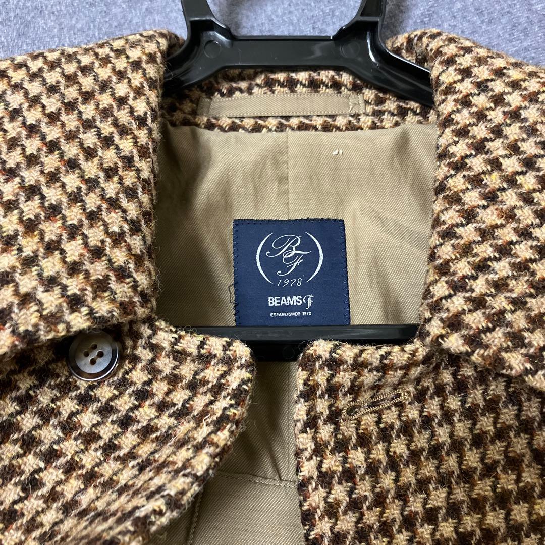 BEAMS F バルカラーコート