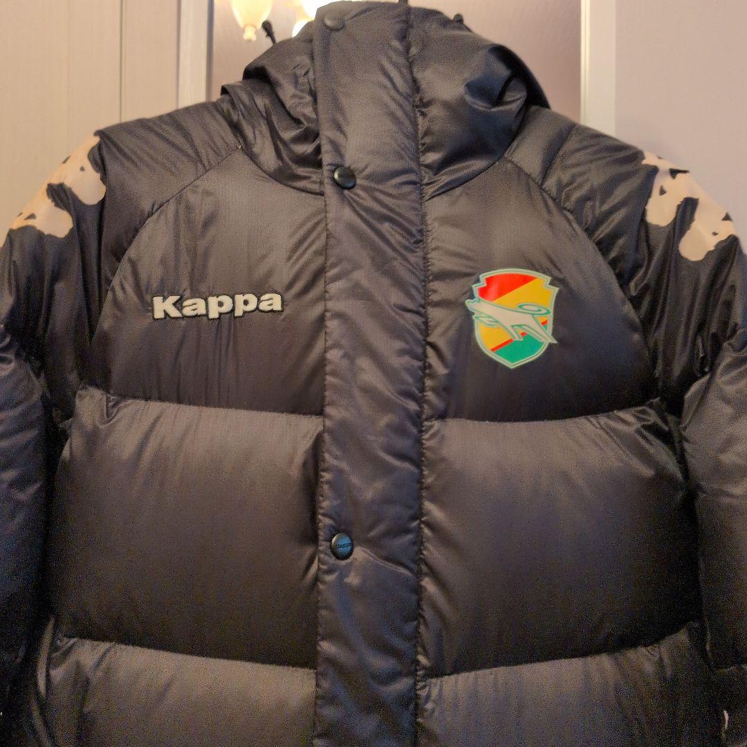 激レア　[美品]ジェフユナイテッド Kappa 黒 ベンチコート Lサイズ