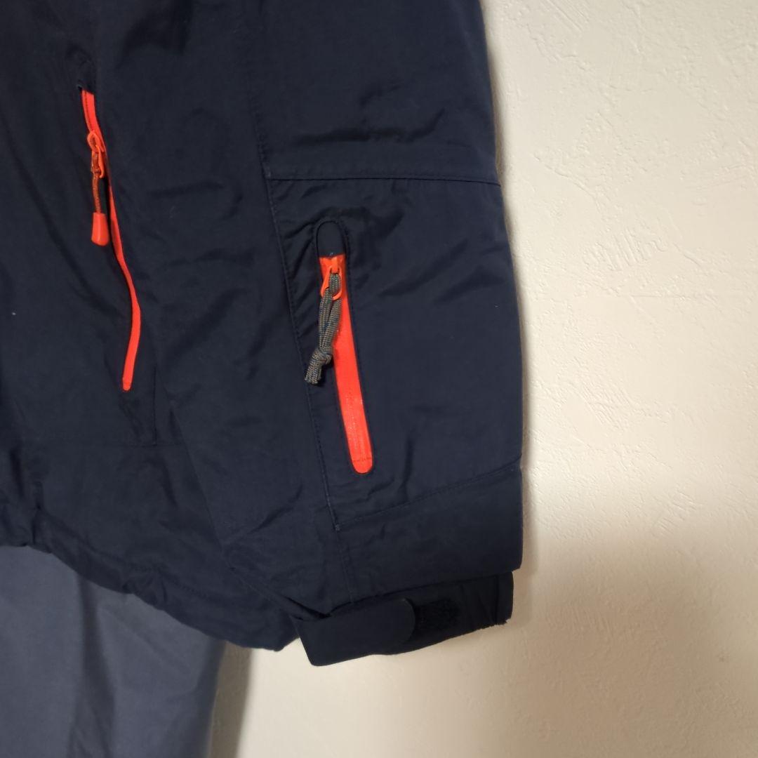 mont-bell 子ども用スキーウェア ネイビー/オレンジ