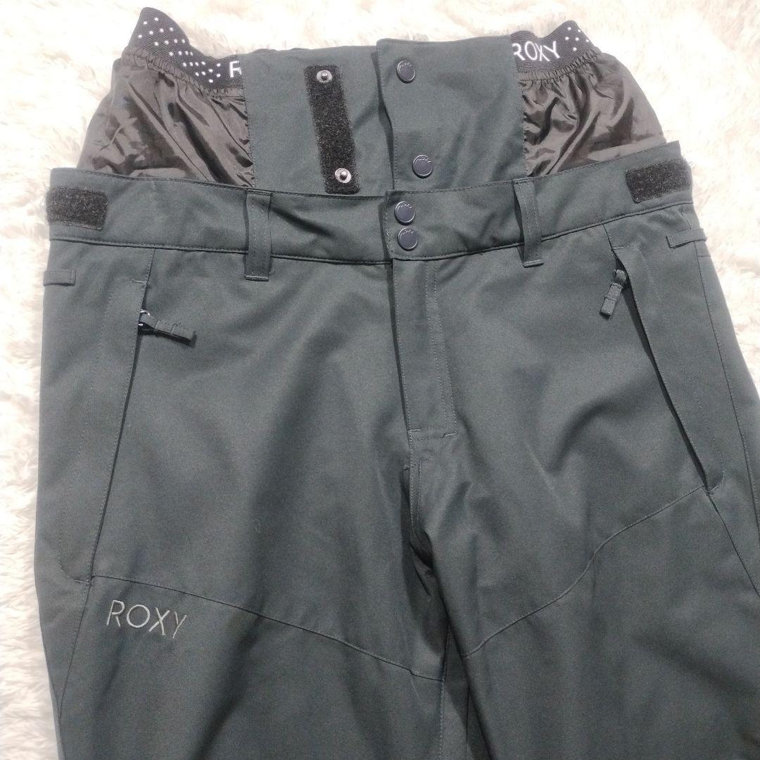 【未使用級】ROXY　スノーボードウェア　スキー　薔薇　ウィンタースポーツ　黒