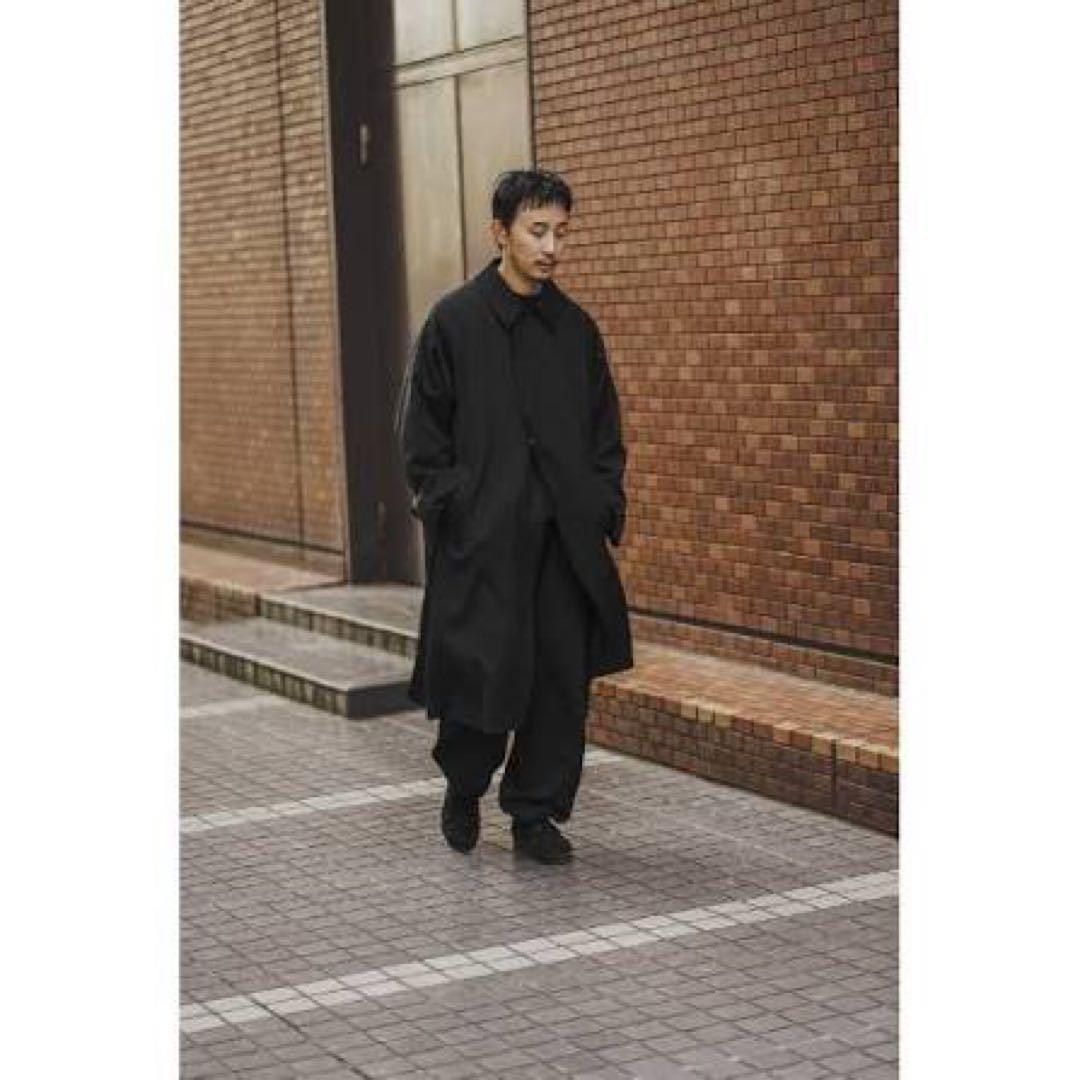COMOLI / ウールギャバ バルカラーコート / 24AW ステンカラー