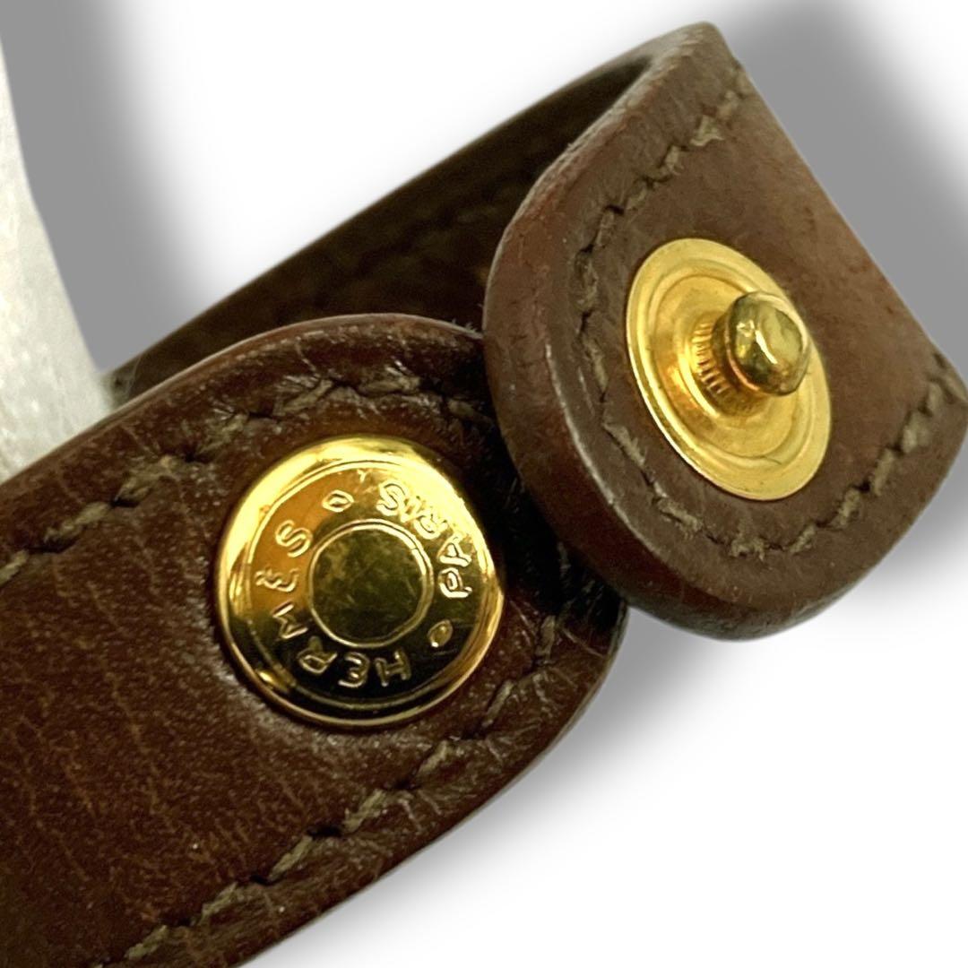 エルメス 良品 フランス製 箱付き レザー ゴールド金具 グローブホルダー