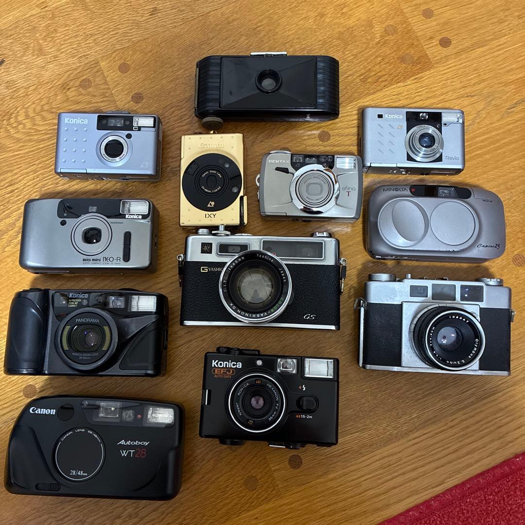 フィルムカメラセット Konica Canon 他
