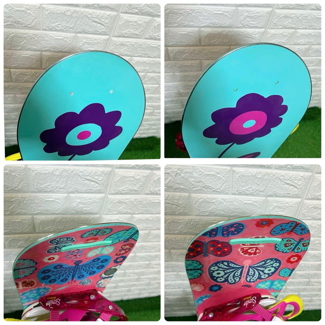 BURTON バタフライ 蝶 ジュニア 女の子 110cm スノーボードセット