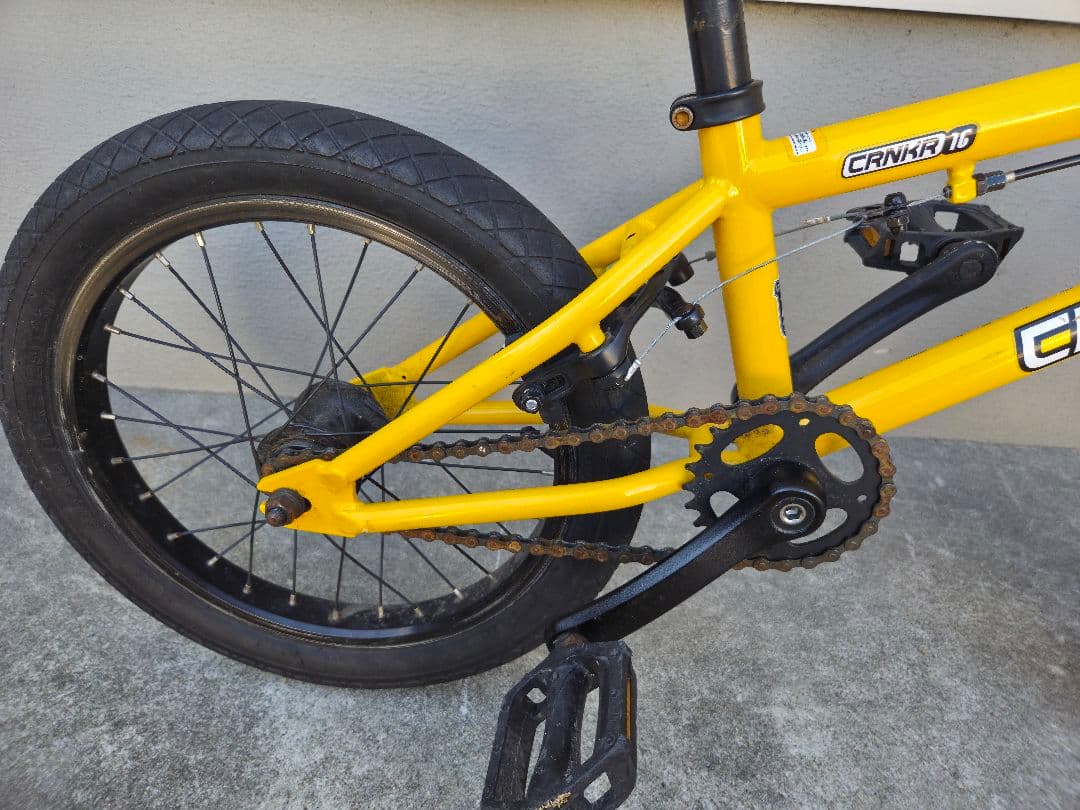 【中古】CRANKER BMX 自転車本体16インチ 　対面お渡し