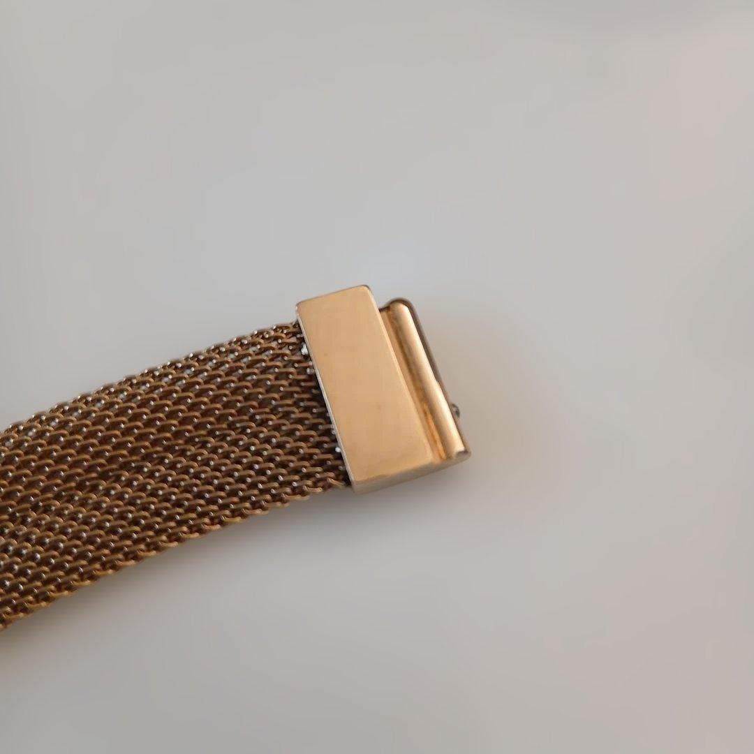 GUCCI　メッシュ バングル ブレスレット ゴールド