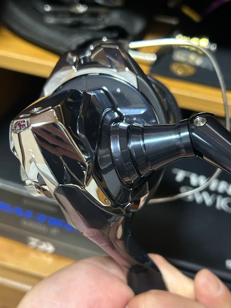 【実釣未使用】21ツインパワーsw 10000PG PEライン新品付き