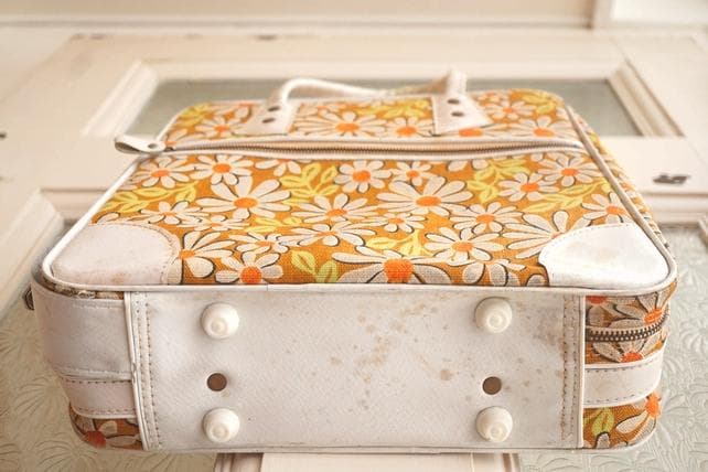 レア 希少 1960's Vintage Travel bag Daisy