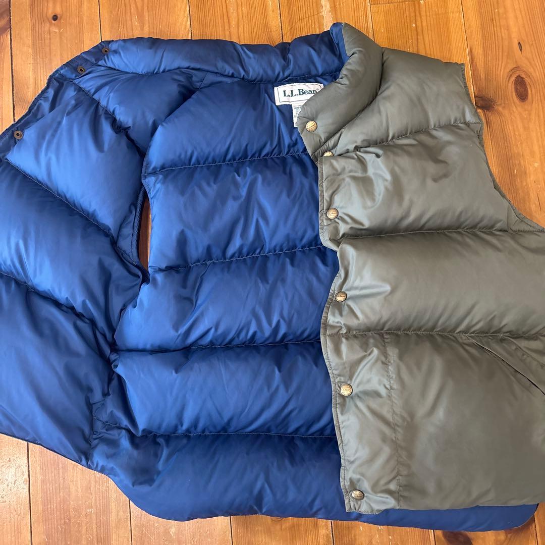 90s L.L.Bean ダウンベスト レアカラー MARS L
