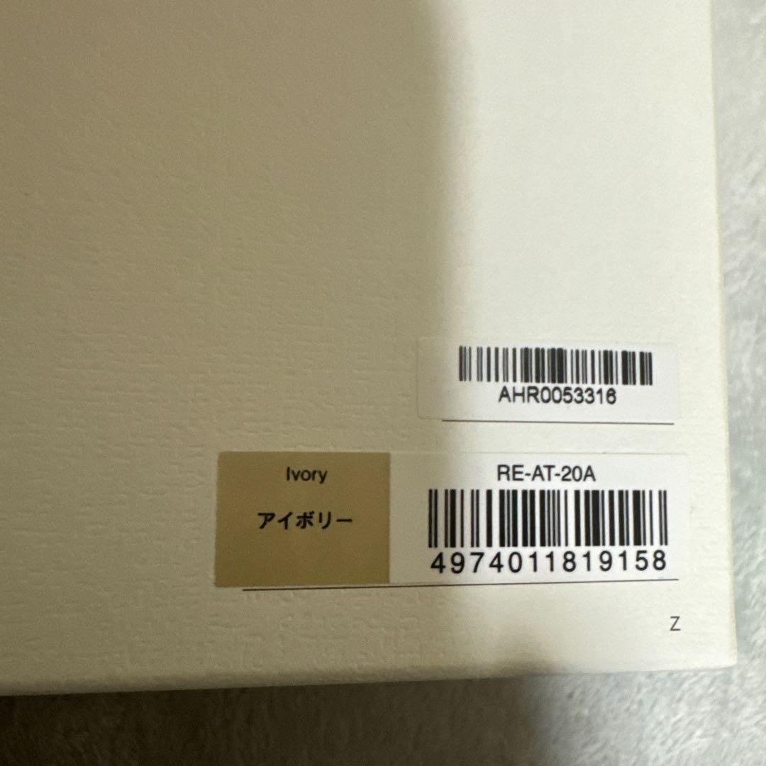 ReFa ストレートヘアアイロン 新型モデル RE-AT-20A アイボリー