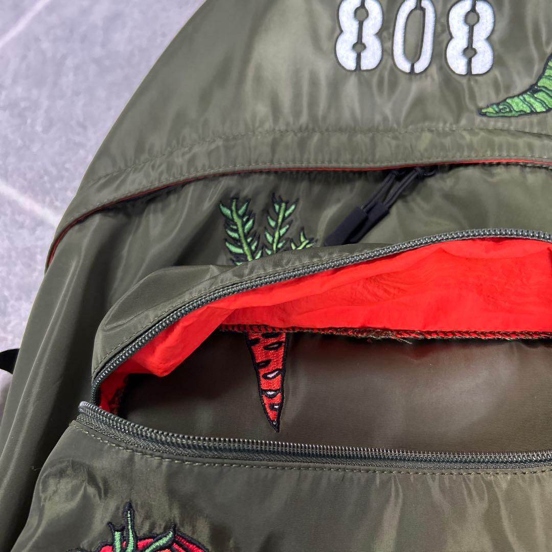 《軽量/A4サイズ対応》ear×KEN NAKAYAMA 808刺しゅうリュック