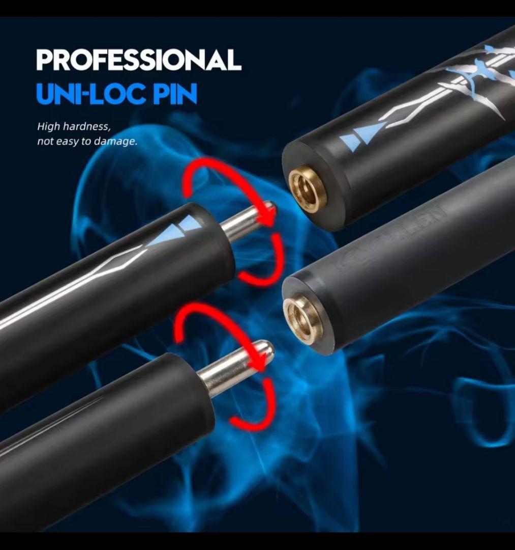 KONLLEN ビリヤード キュー ブレイク ＆ ジャンプ カーボンシャフト