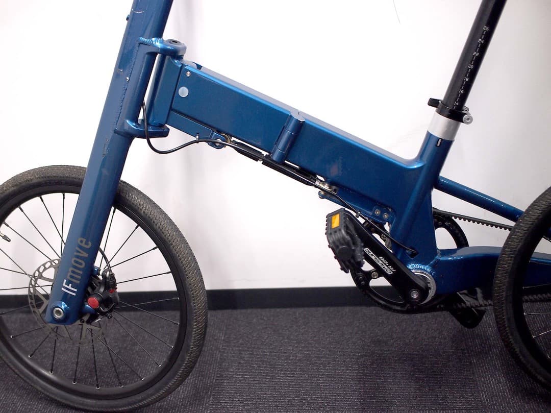 デザイナー折りたたみ自転車 ロンドンブルー2