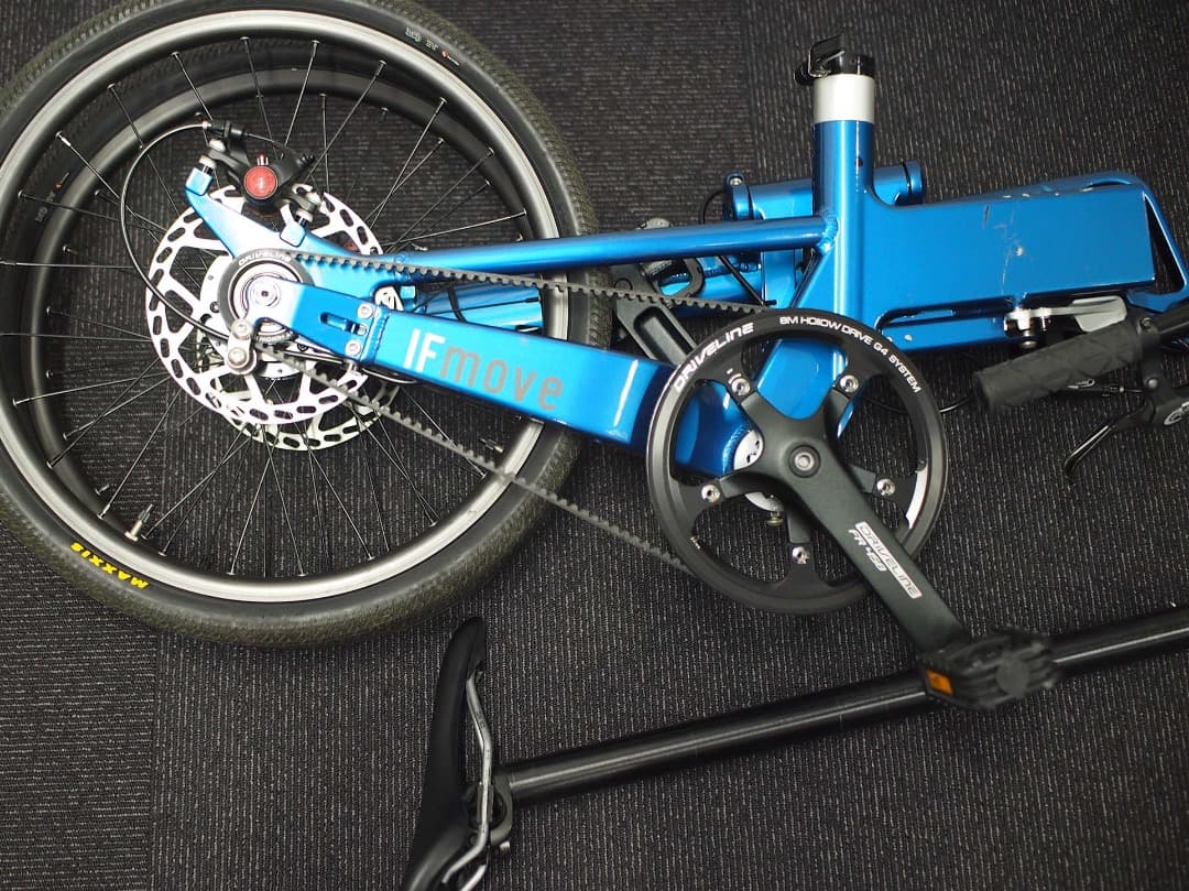 デザイナー折りたたみ自転車 ロンドンブルー2