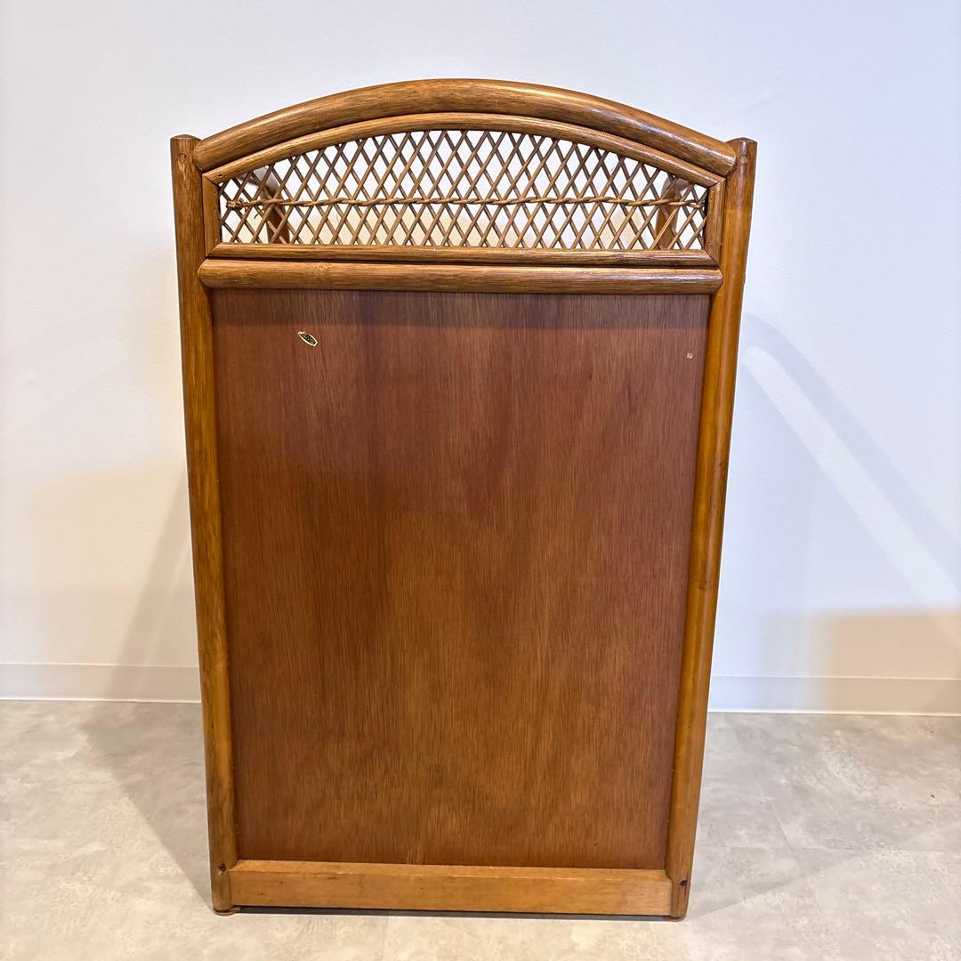 ラタン　4段　チェスト　引き出し収納