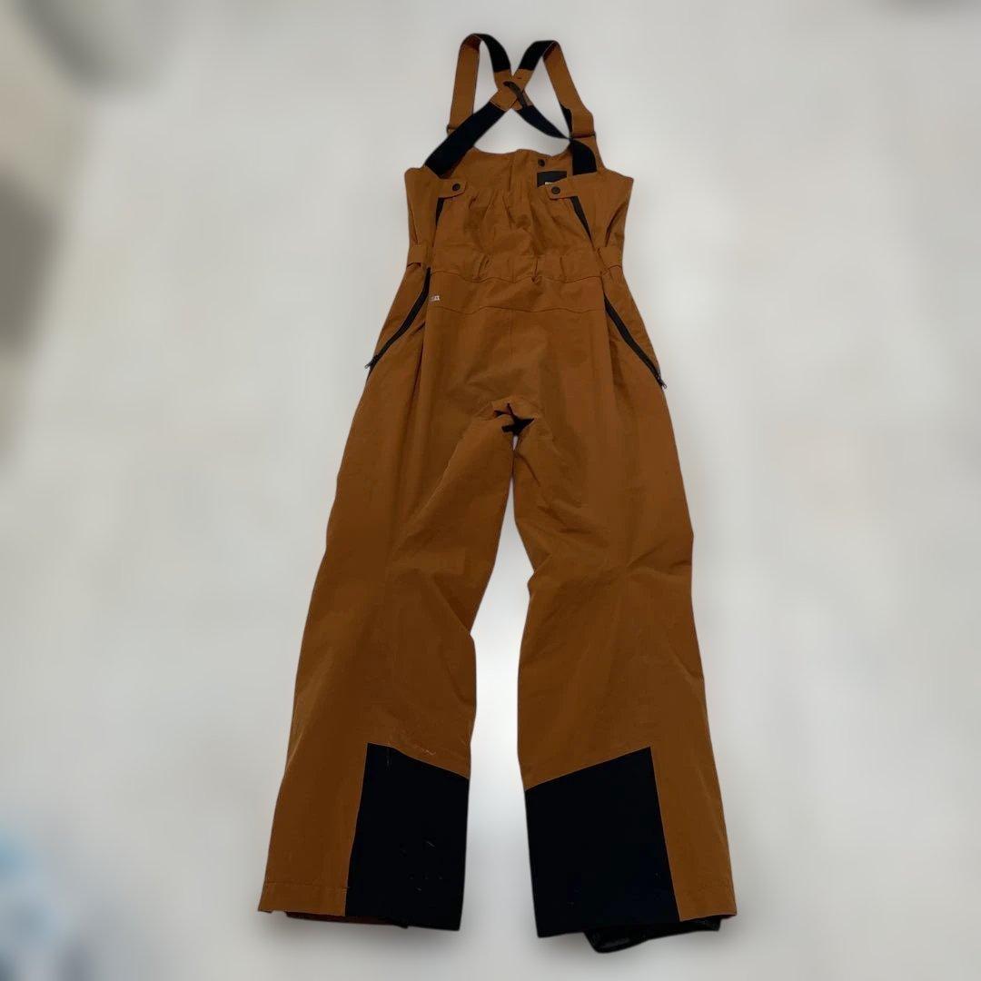 DESCENTE キャメル　スキーウェア オーバーオール　ボード