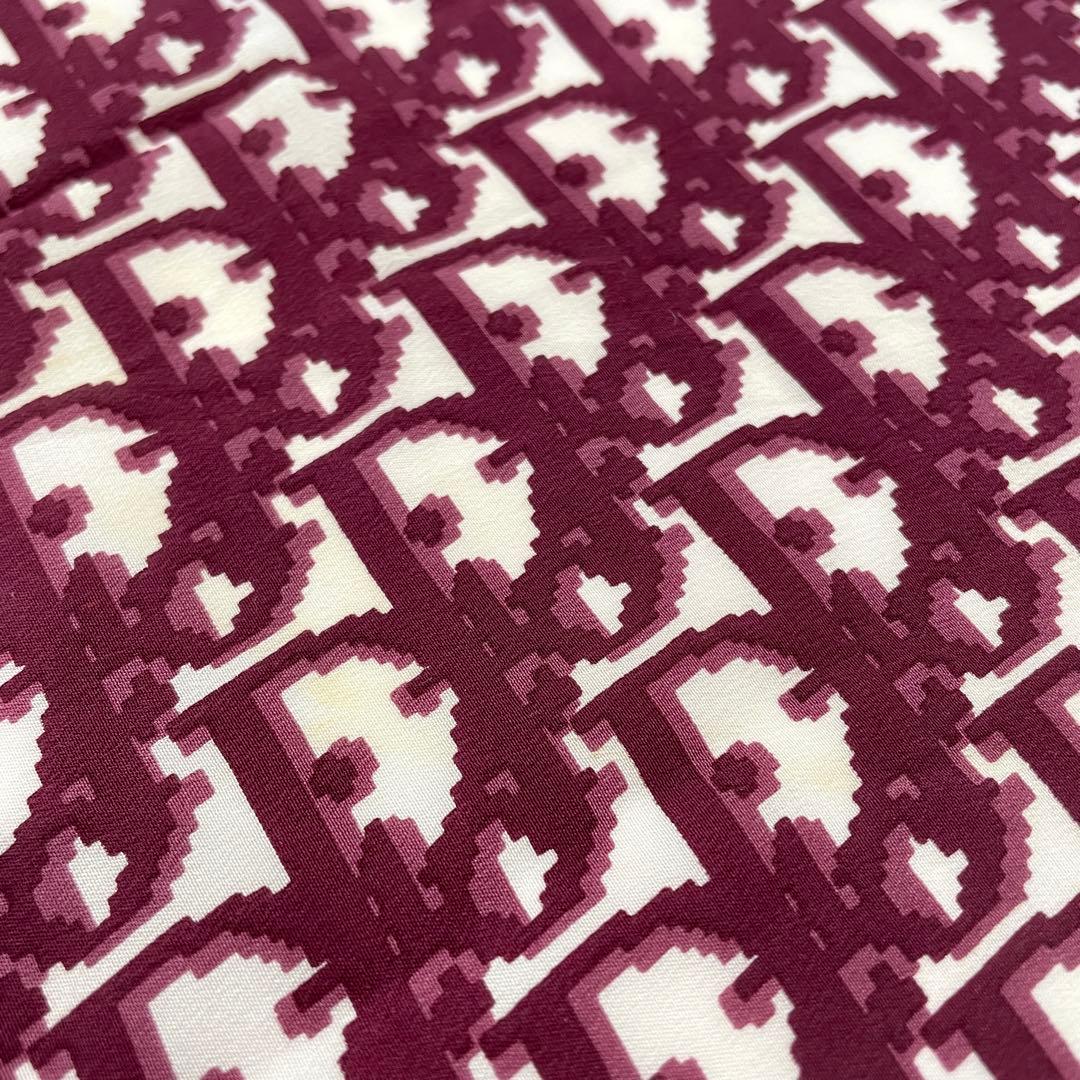 Y510-30　Dior　クリスチャンディオール　スカーフ　ロゴ　トロッター