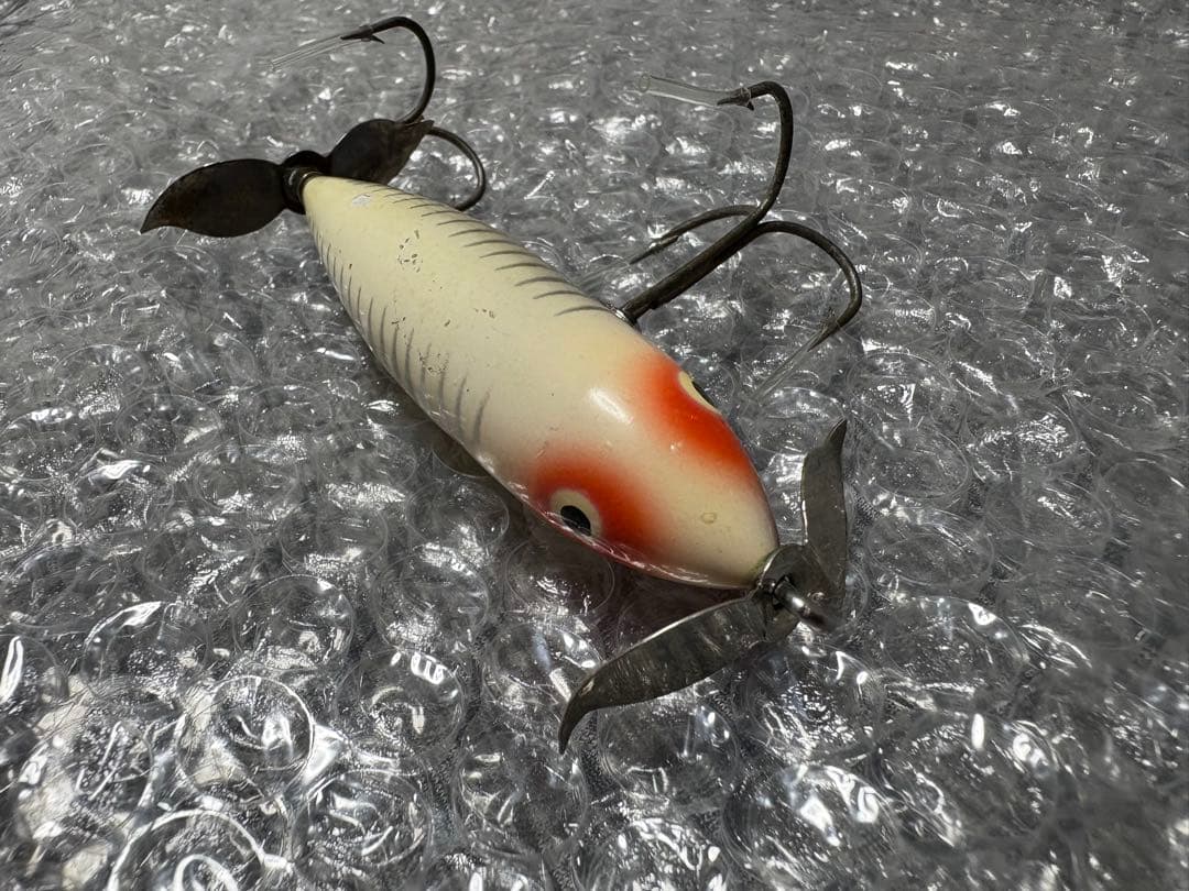 ヘドン　ウンデッドスプーク　1960年　ワイドゲイプ　オールドルアー　書き目