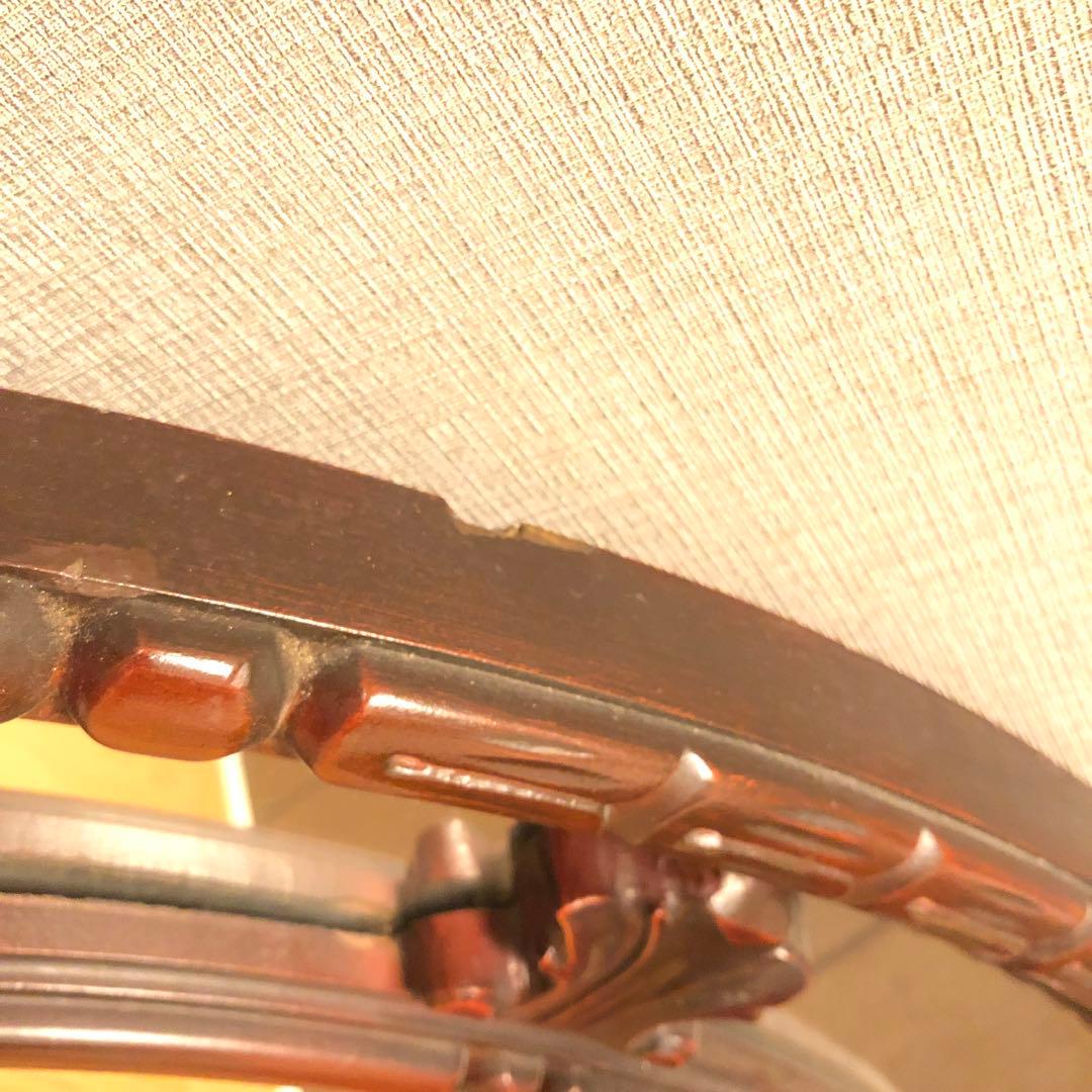 英国アンティーク　マホガニー壁掛けミラー