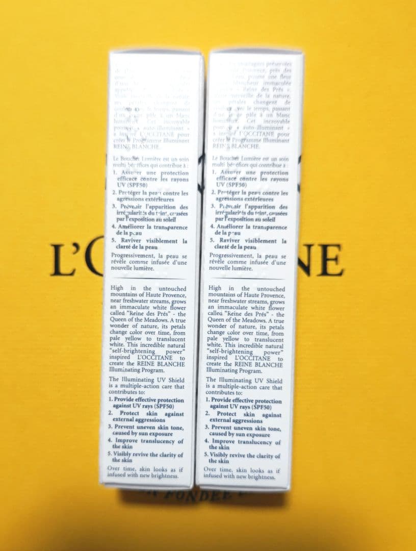ロクシタン レーヌブランシュ ブライトUVシールド SPF50×2本セット