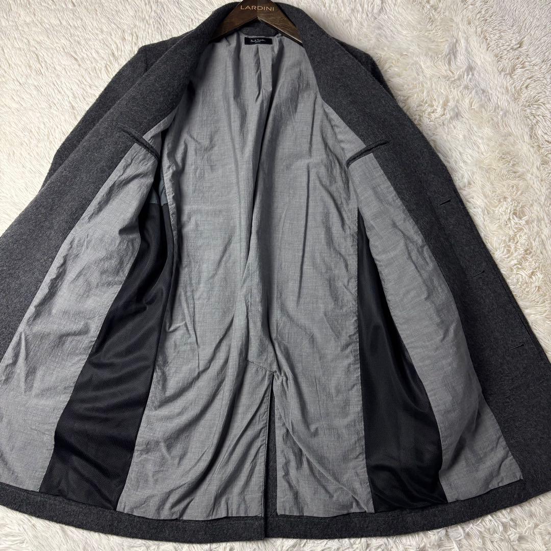 (美品) ポールスミス チェスターコート ウール グレー