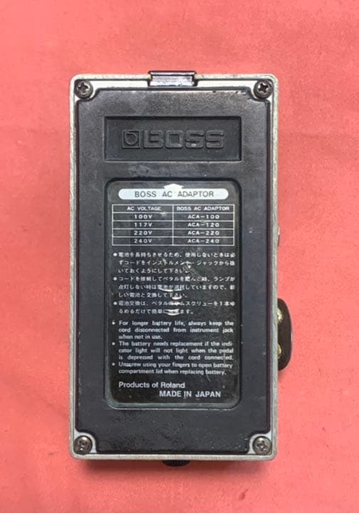 BOSS OD-１1982年製NEC C4558Cオぺアンプ搭載