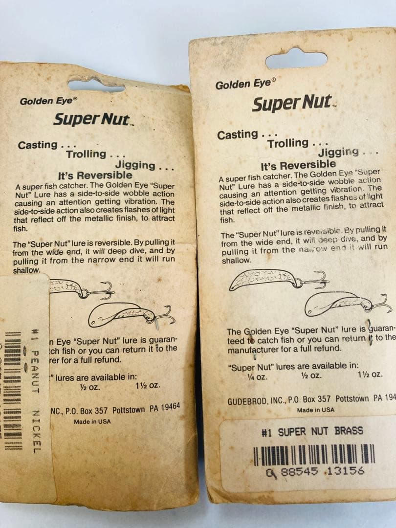 【希少】オールドアメリカンルアー スプーン Golden Eye ゴールデンアイ