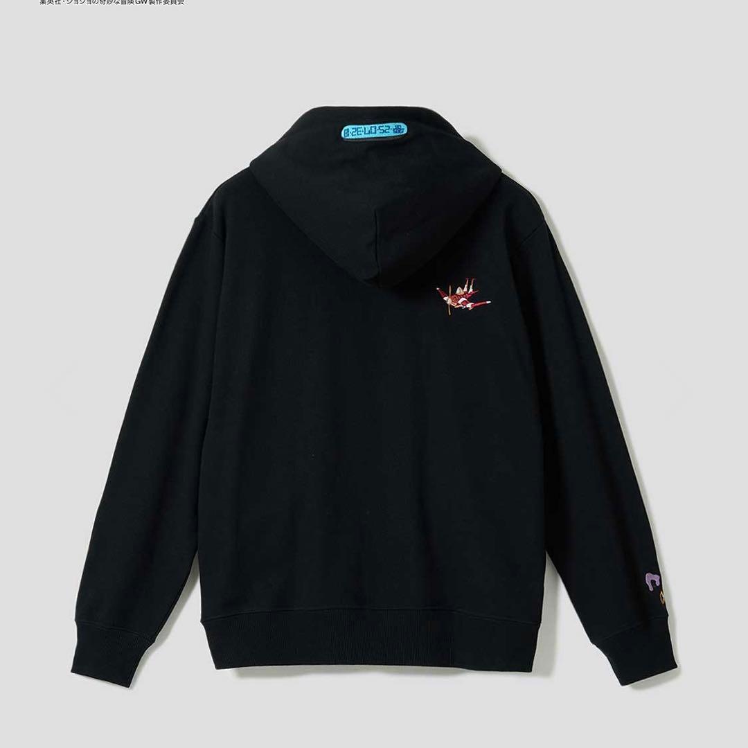 ジョジョの奇妙な冒険　グラニフ 　護衛チーム モチーフ　裏毛ジップパーカー XL