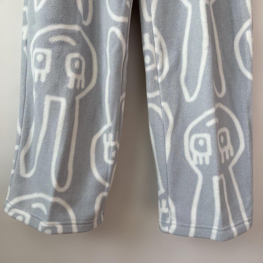 み*ん様 新品未使用　訳あり　マタノアツコ　グレー　うさぎ　フリースパジャマ　M