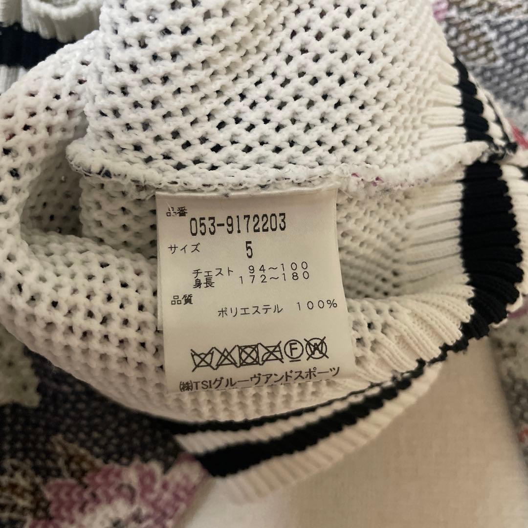 パーリーゲイツ & リバティ コラボ 花柄 ブルゾン ジップ ジャケット