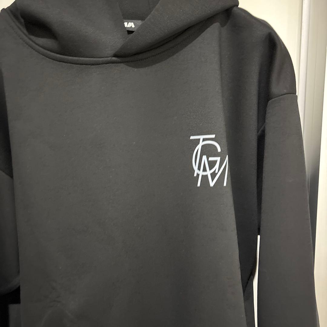tangram タングラム ブラックダンボールパーカー XL - メルカリ