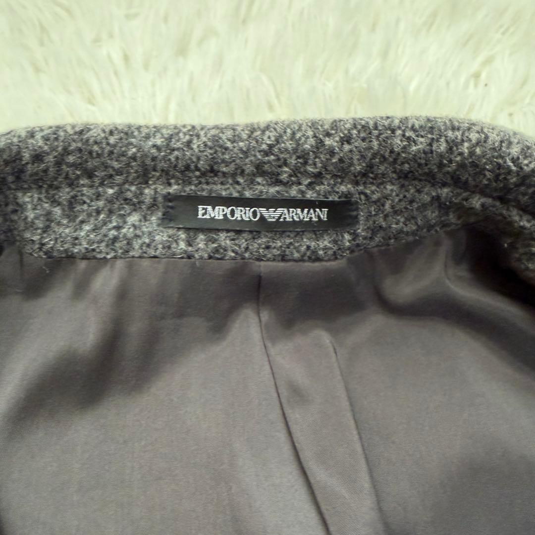 近年極美品XLサイズ相当　エンポリオアルマーニ　チェスターコート　アルパカ