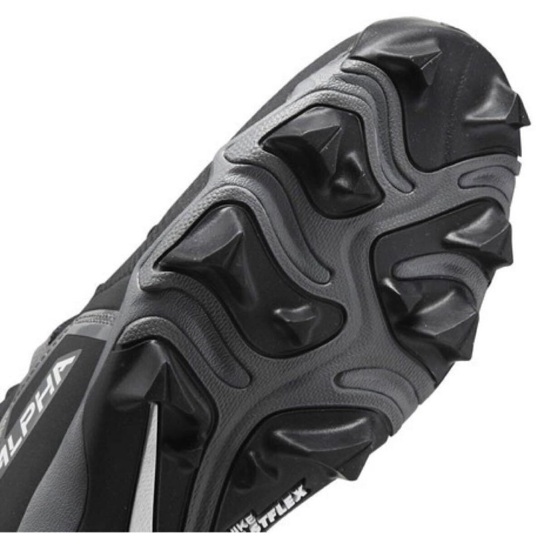 ナイキ 28 アルファメナス シャーク アメフト スパイク シューズ 靴 黒