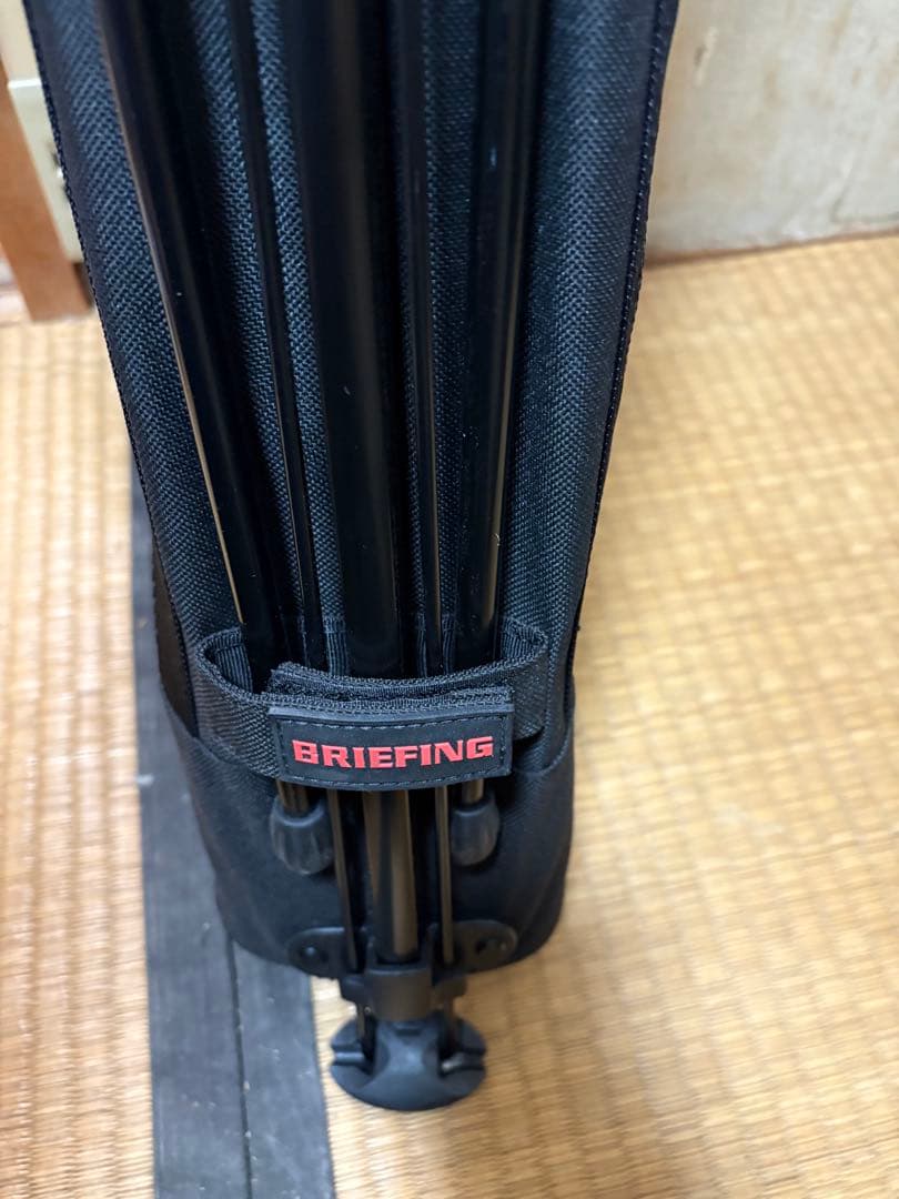 た*や様 BRIEFING ブラック×レッド セルフスタンドサブバック