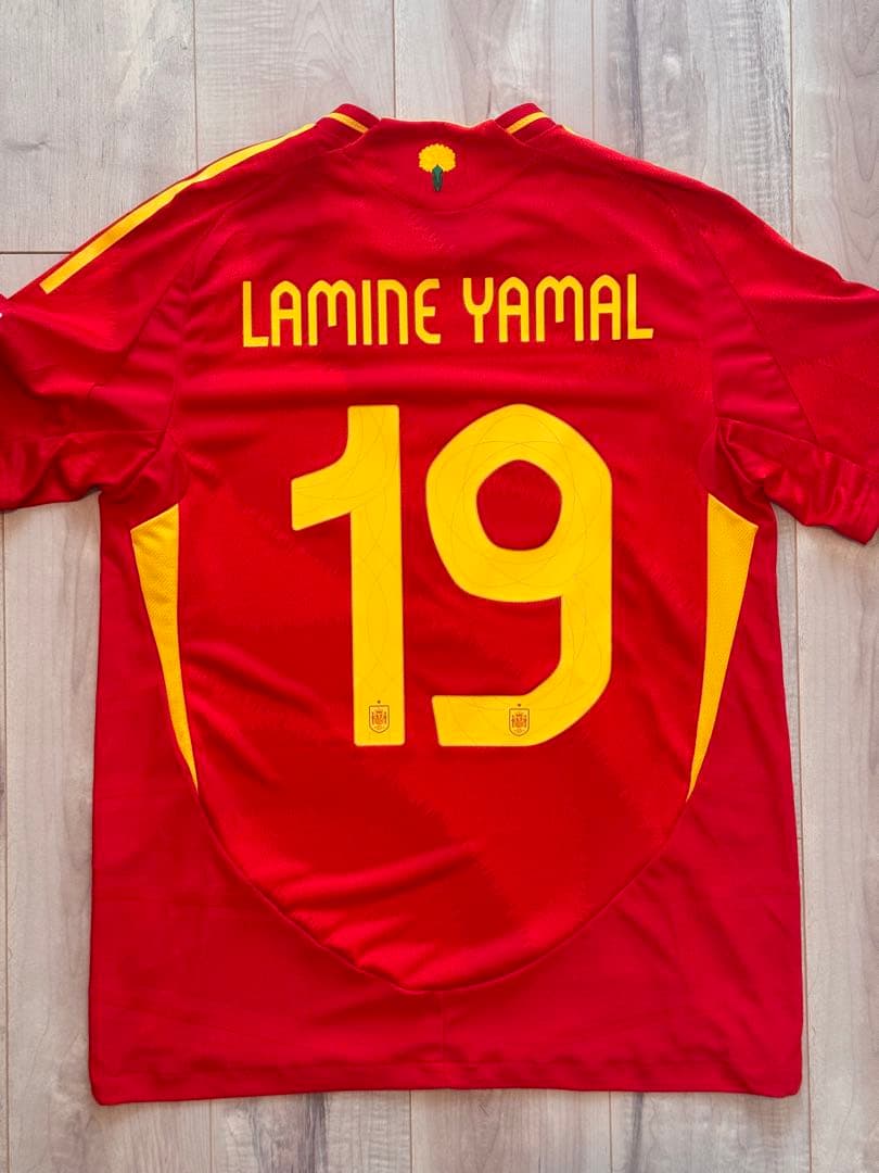 スペイン代表 バルセロナ ヤマル オーセンティックユニフォーム - メルカリ