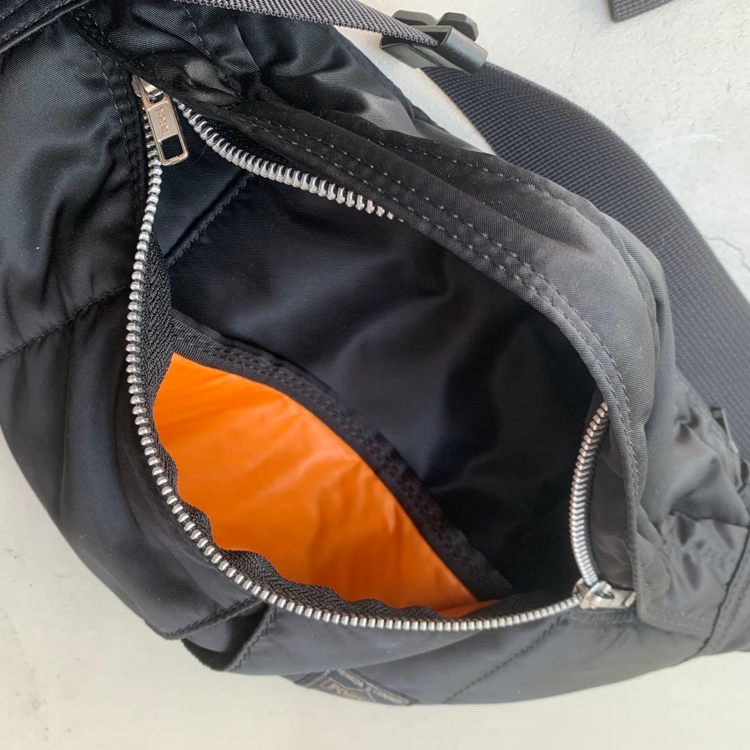 【極美品】PORTER/タンカー ボディ ウエスト　ショルダー　バッグ　黒