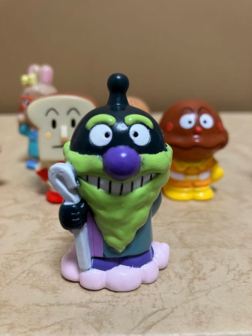 あつまれアンパンマン3 ソフビ指人形 9種フルセット 1999年 - メルカリ