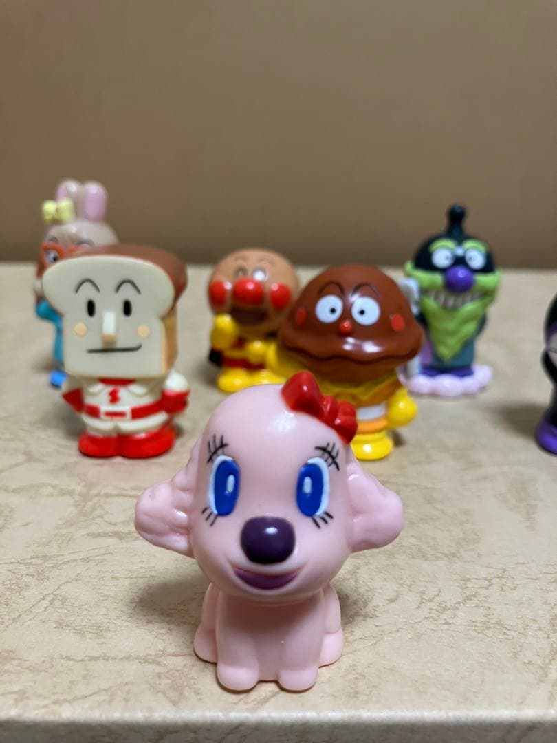 あつまれアンパンマン3 ソフビ指人形 9種フルセット 1999年 - メルカリ