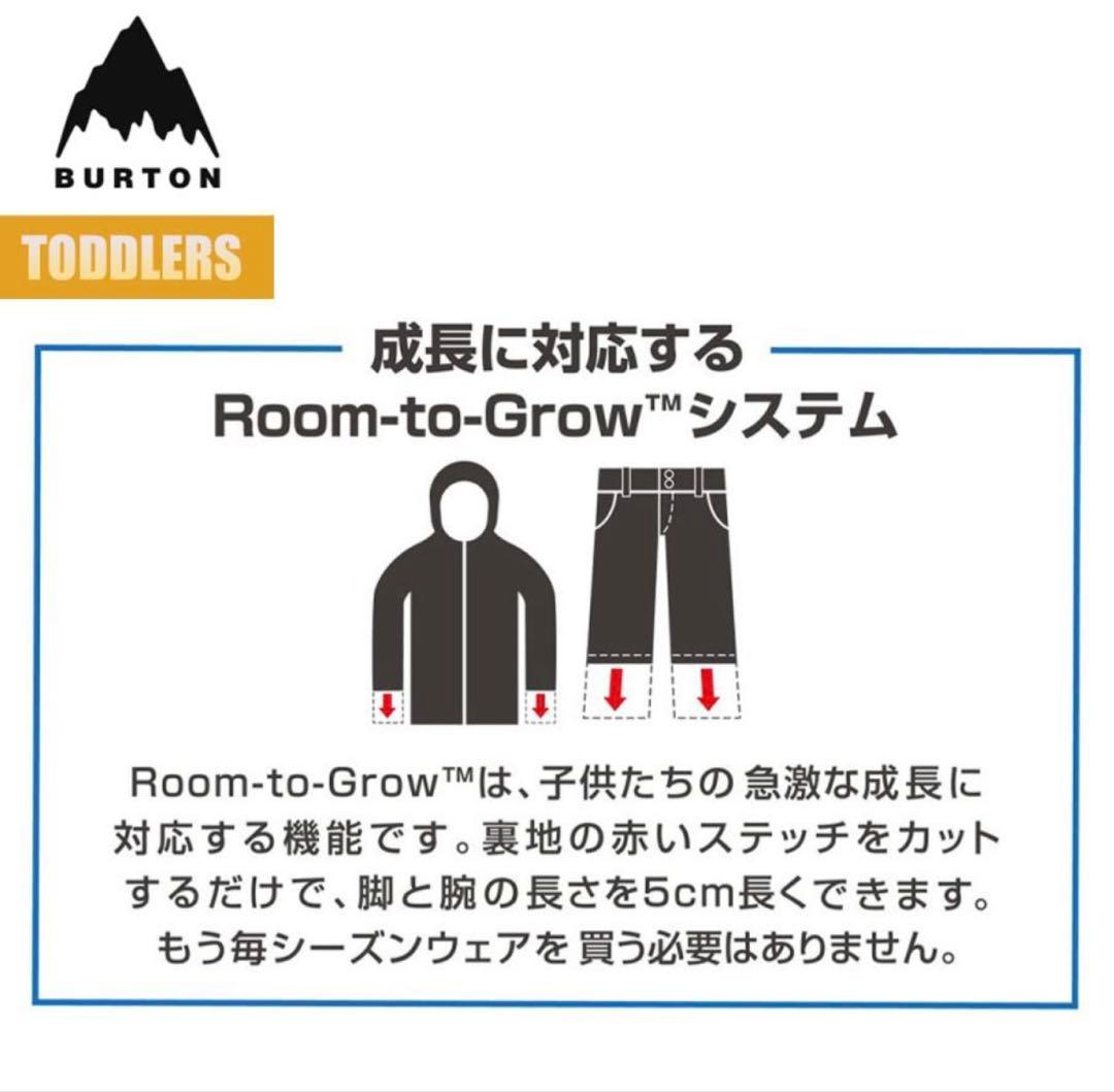 Burton バートン　キッズスノーボードウェア　トドラー　4T ゴーグル付き