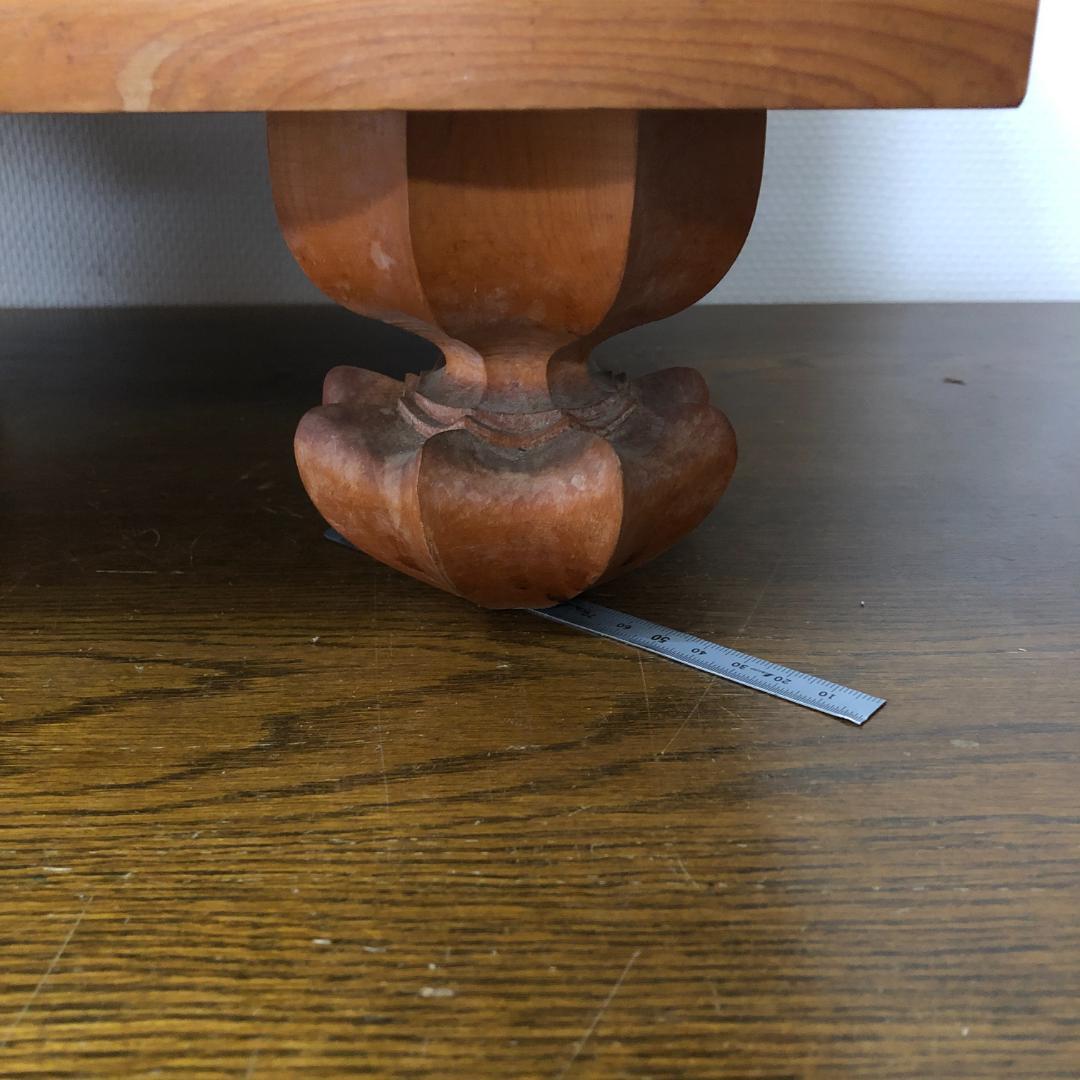 台桧・台湾檜　囲碁盤　脚・へそ付き　木製カバー付き　山本大元　＃765