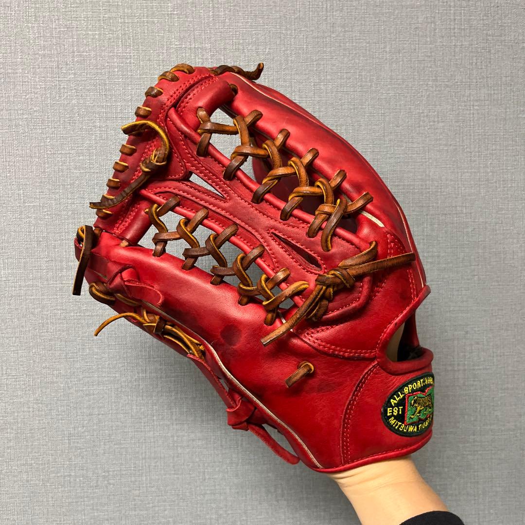 1111 ミツワタイガー 即戦力 軟式 外野手用グローブ
