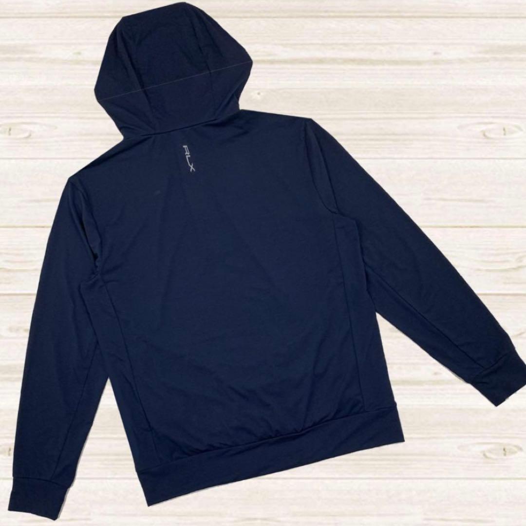 【新品】RLXラルフローレンゴルフシャツジャケットジャージーパーカー紺