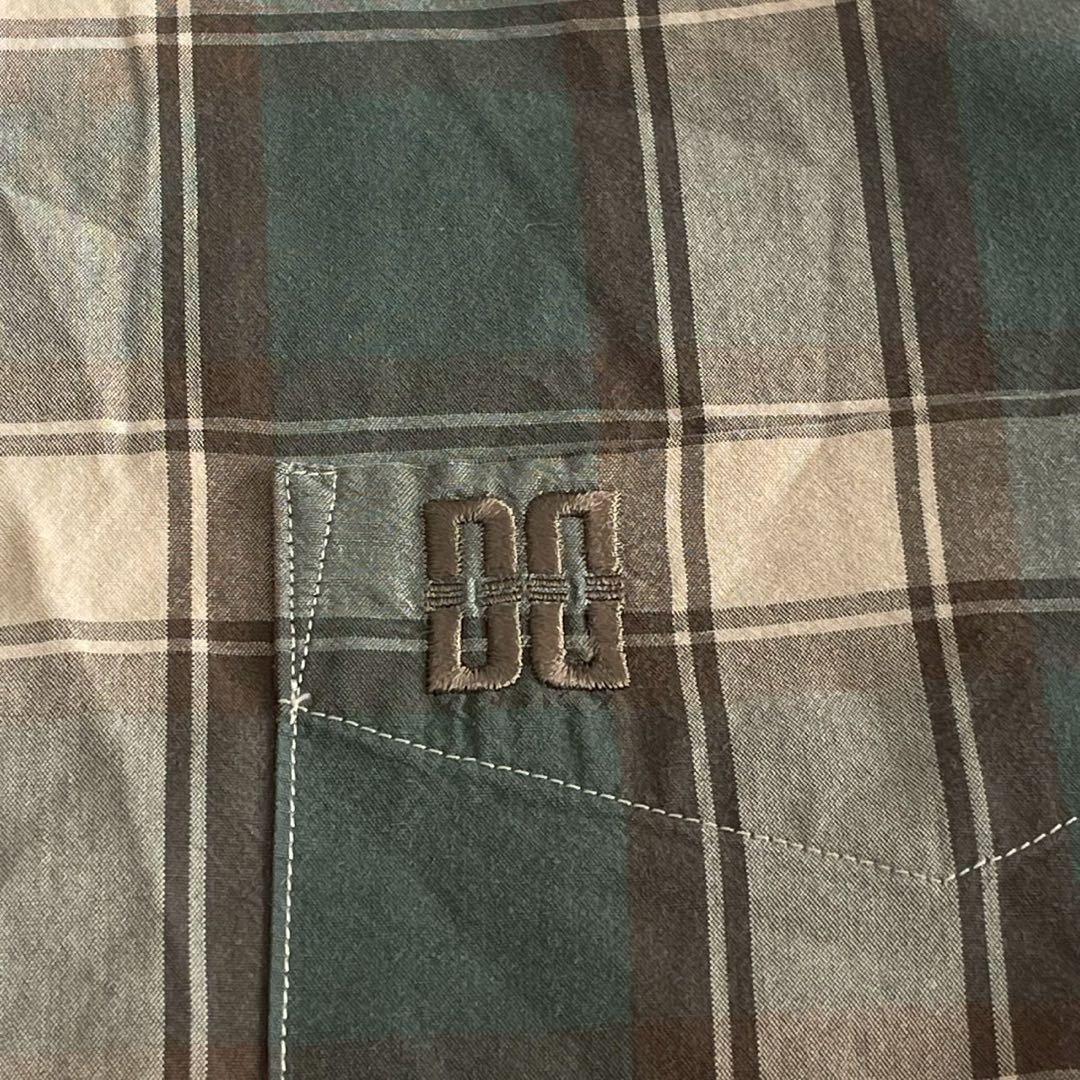 DAKS ダックス チェックシャツ M 日本製 綿100% 着回し抜群 春夏秋冬