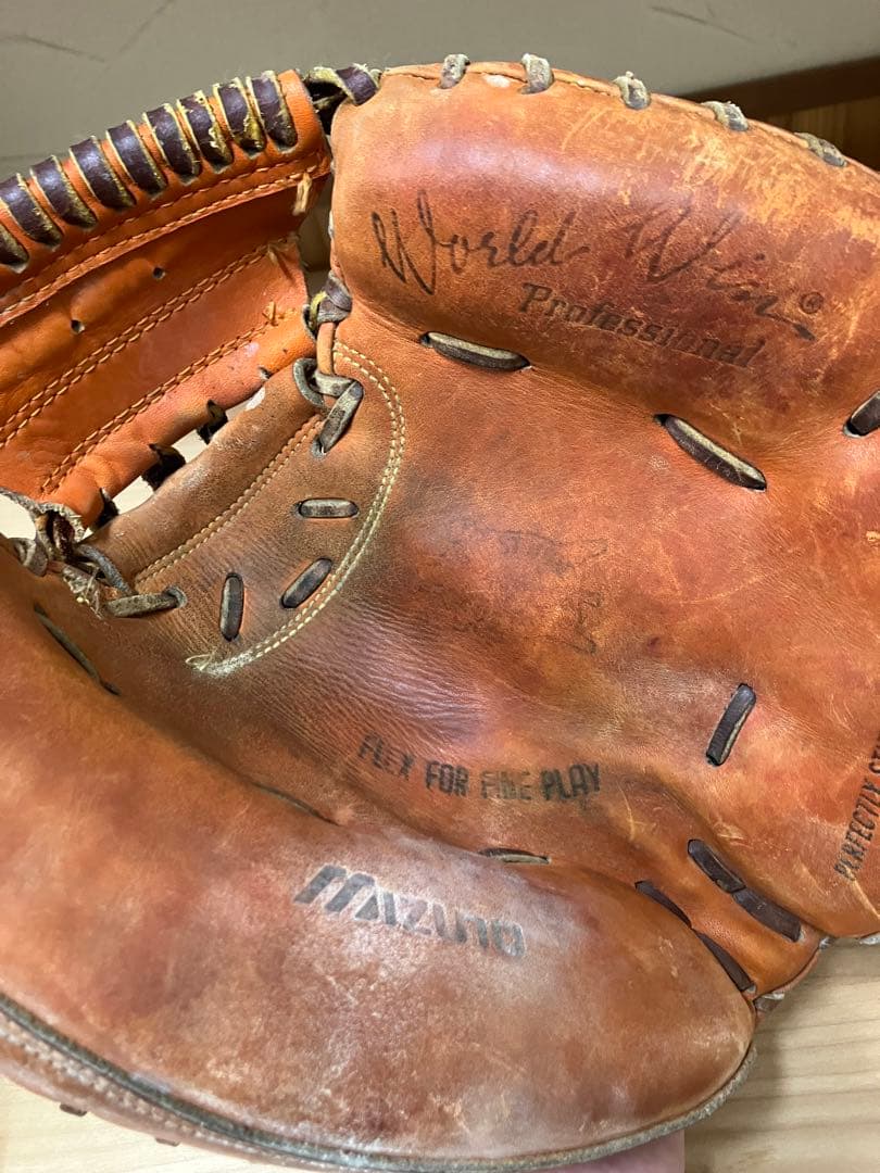 梶原　北海道日本ハムファイターズ　実使用　支給　キャッチャーミット　硬式　ミズノ