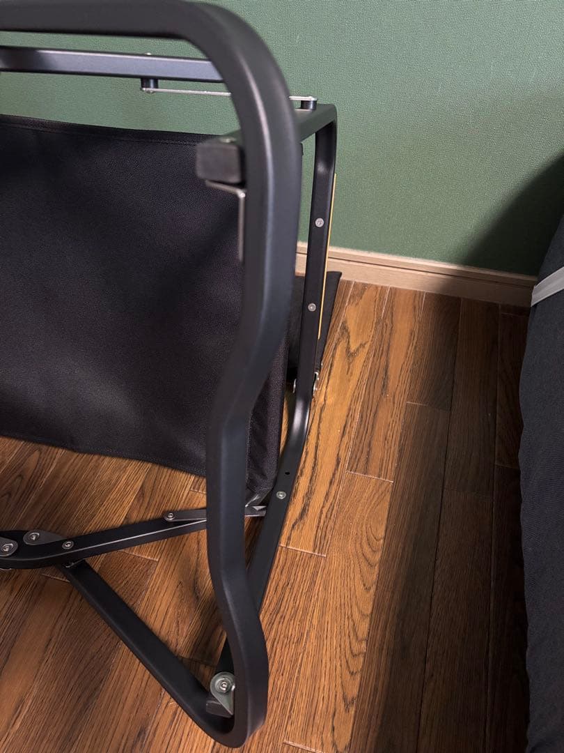 折りたたみ式アウトドアチェア 黒