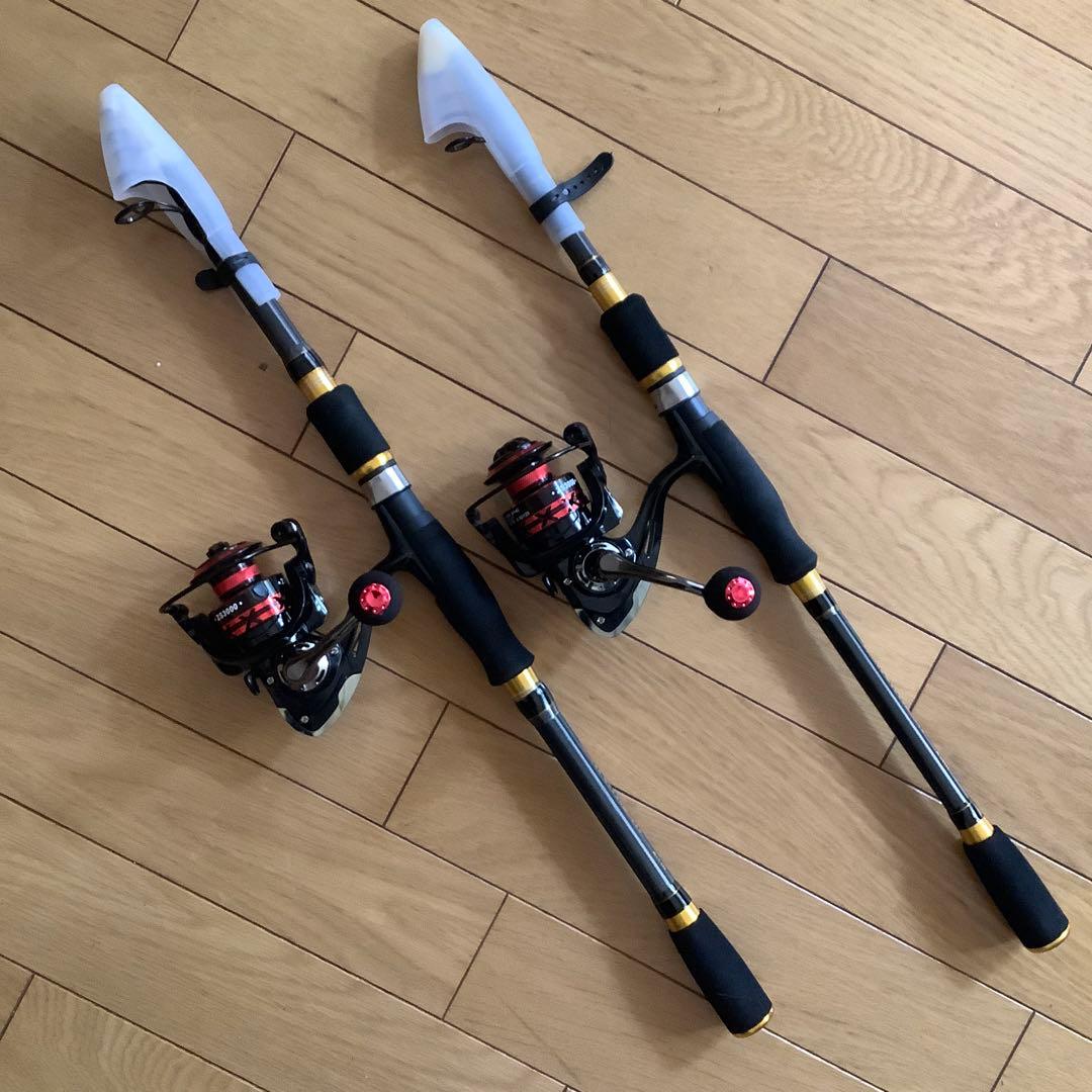 PE1と1.2号付2.4m&2.7mコンパクトロッド&スピニングリール3000番