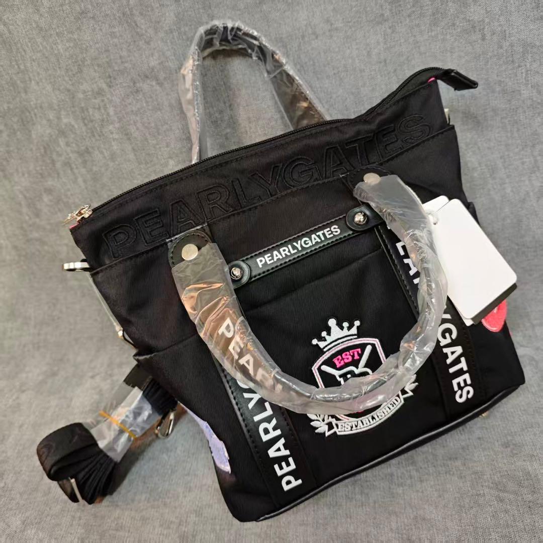 PEARLY GATES ヘリテージ ワッペン プレイ トートバッグ