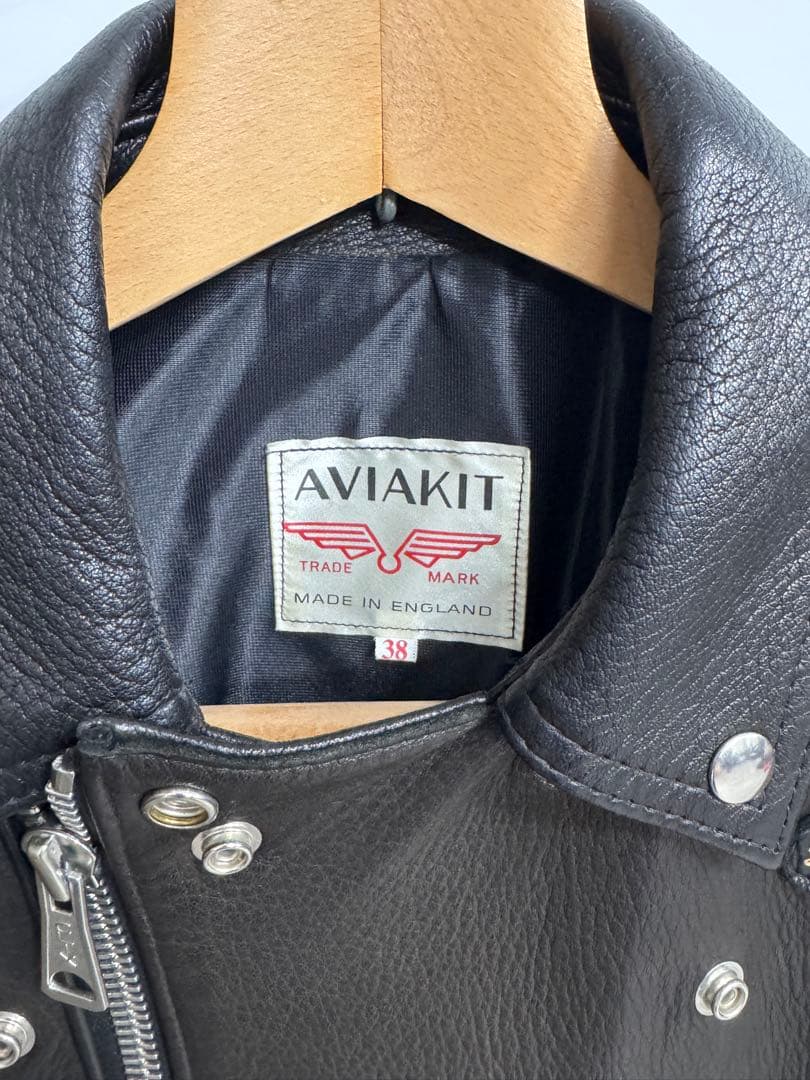 ルイスレザー×リアルマッコイズ ライトニング 38 ディアスキン エイジング済み